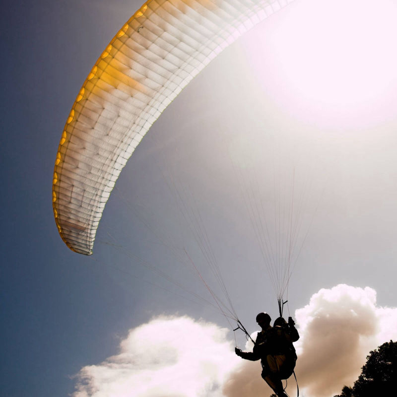 Paragliding at Himachal Pradesh near Rakkh Resort Dharamshala Himachal