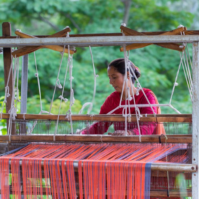 Himachali weaving Rakkh Resort Dharamshala Himachal
