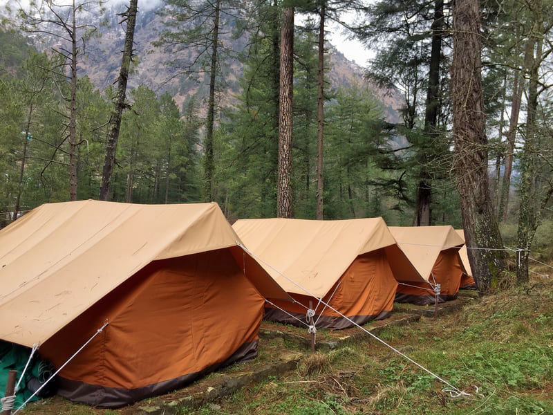 Camping at Kasol, Himachal Pradesh