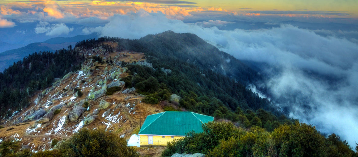 Choordhar Peak in Barog Hill Station in Himachal Pradesh