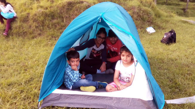 Family Camping at Rakkh Resort Palampur