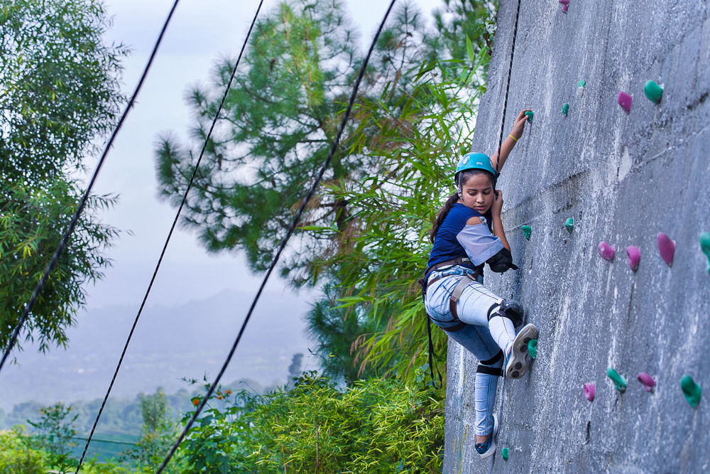 Wall Climbing at Rakkh Resort Himachal Pradesh