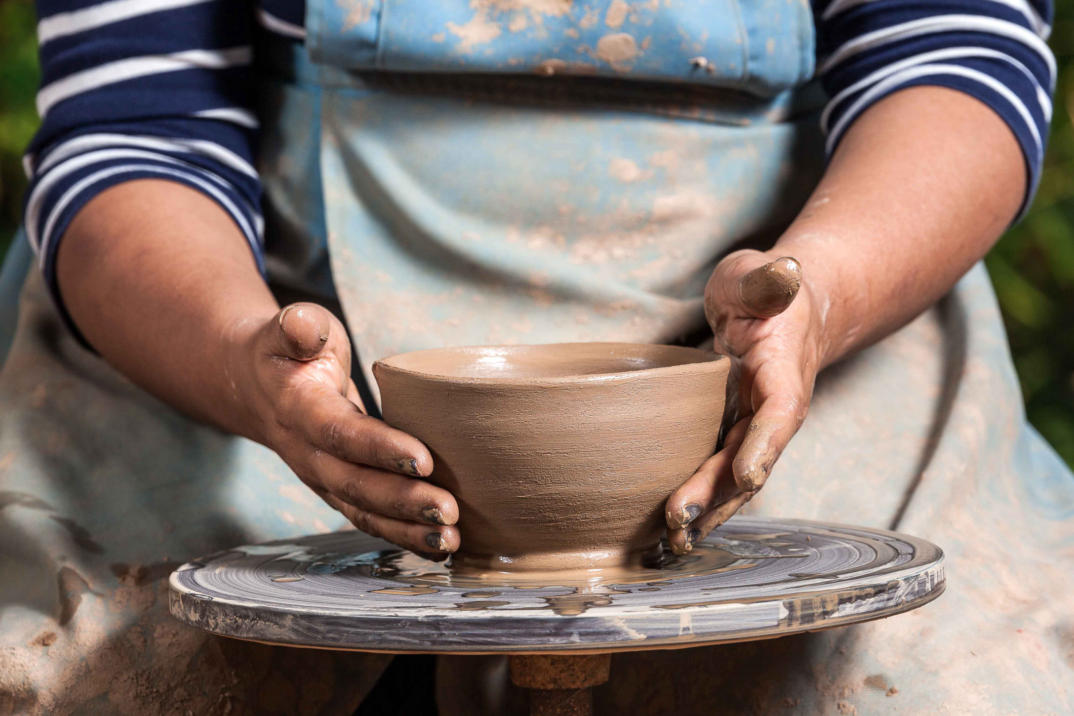 Pottery station at Rakkh Resort Himachal Pradesh