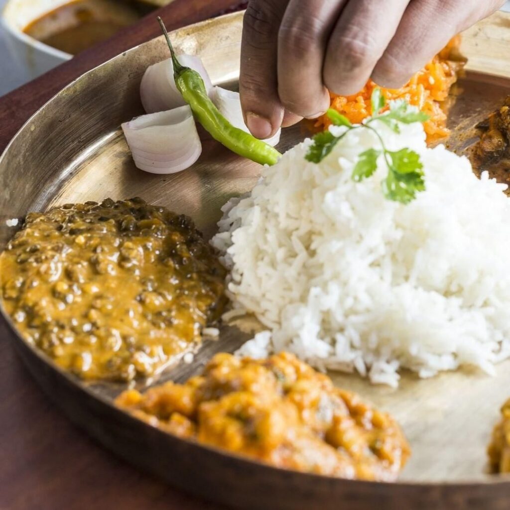 rice plate - Cusisine in Dharmashala