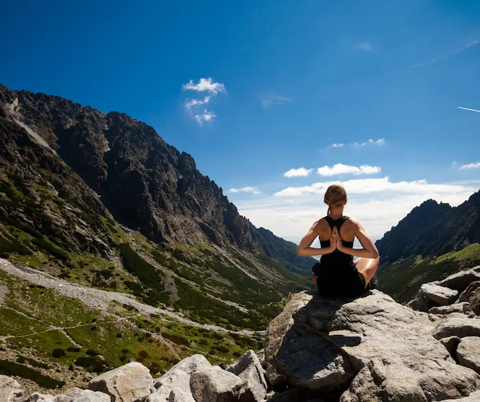 Yoga in Himalayas