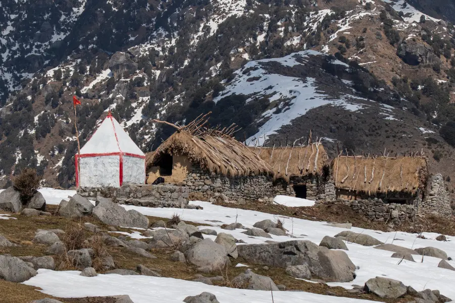 traditional type house in the mountain region